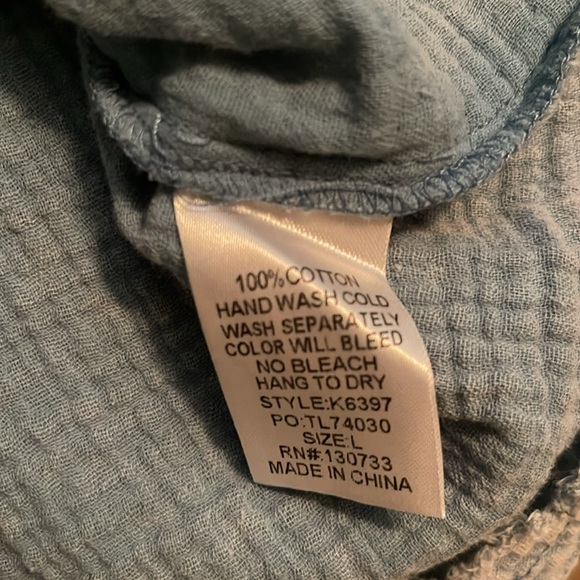 NEW❗️Umgee Blue Blouse - Picture 7 of 7